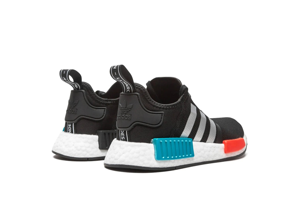 adlayidas NMD R1 Core Black Silver Metallic