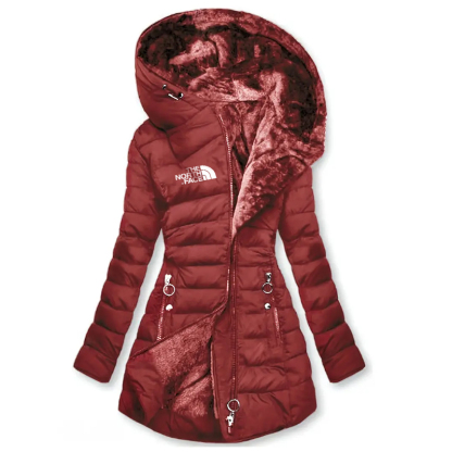 The Nolayrth Face-Manteau chaud à manches longues pour femme pour l'hiver