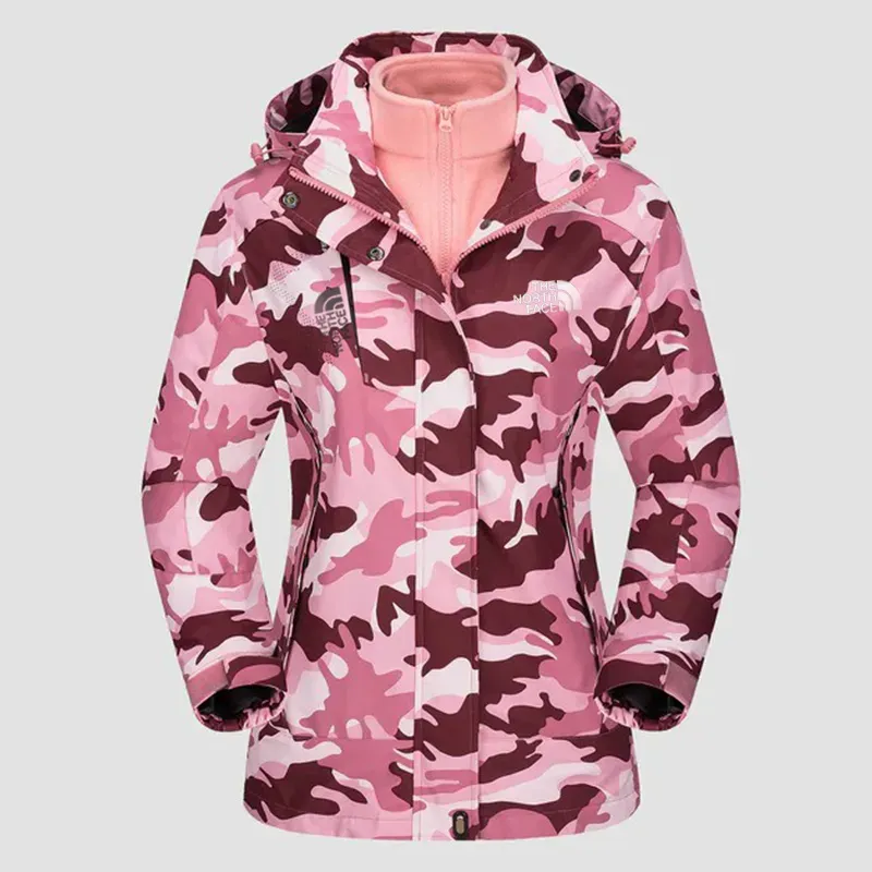 The Nolayrth Face-Veste de ski d'hiver 3 en 1 pour femme