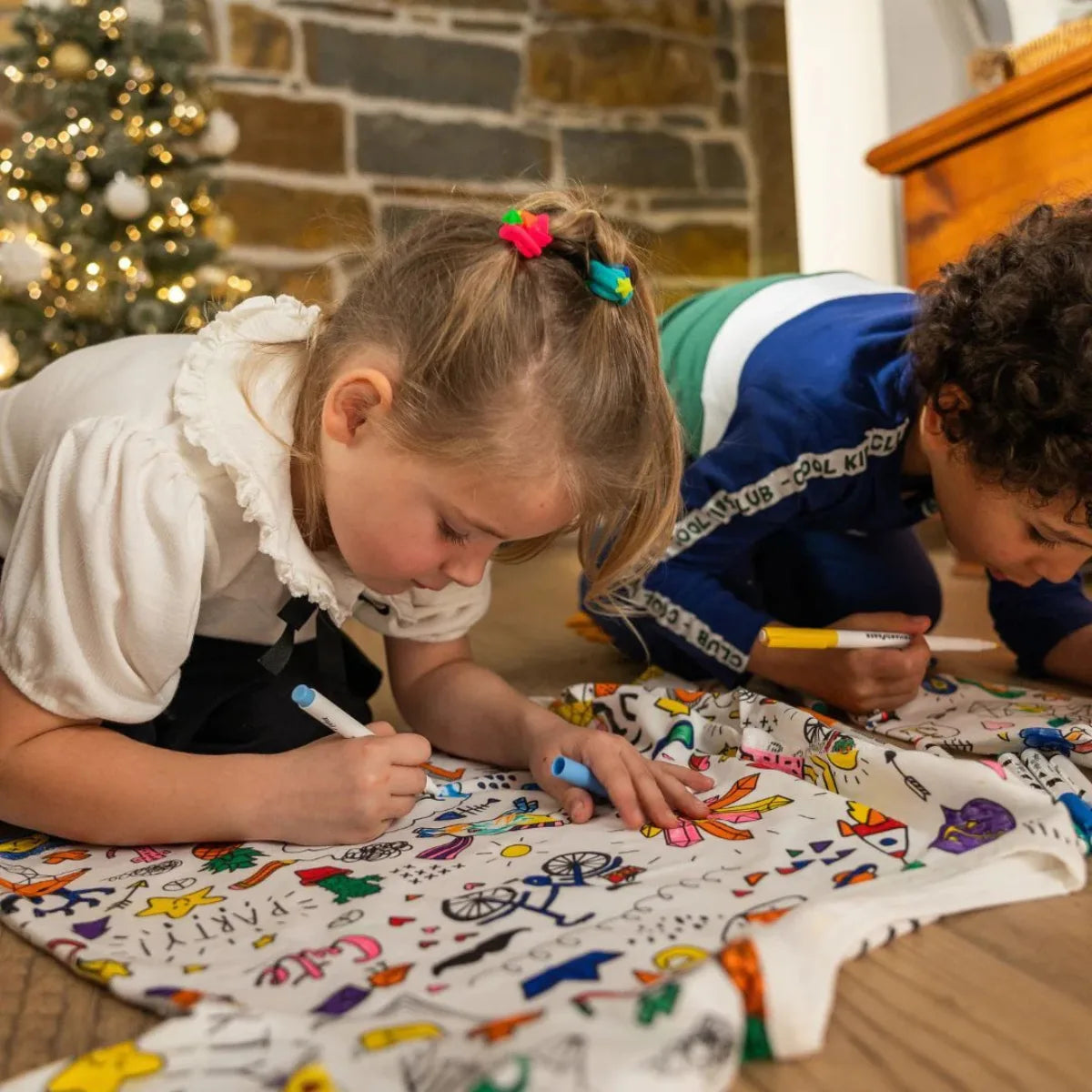 Two-Piece Kids' Pajama – Color Me In: Safari Animals (Ages 4+)