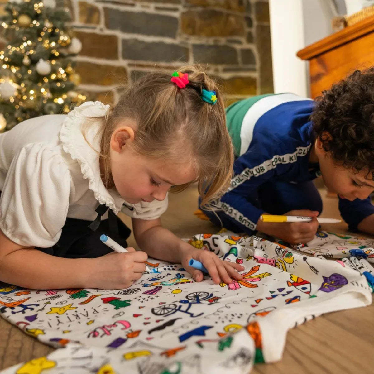 Two-Piece Kids' Pajama – Color Me In: Safari Animals (Ages 4+)