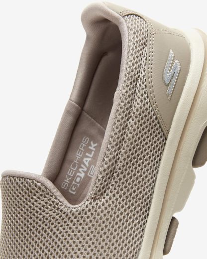 Slaykechers Women's Go Walk 5 Slip On Trainers