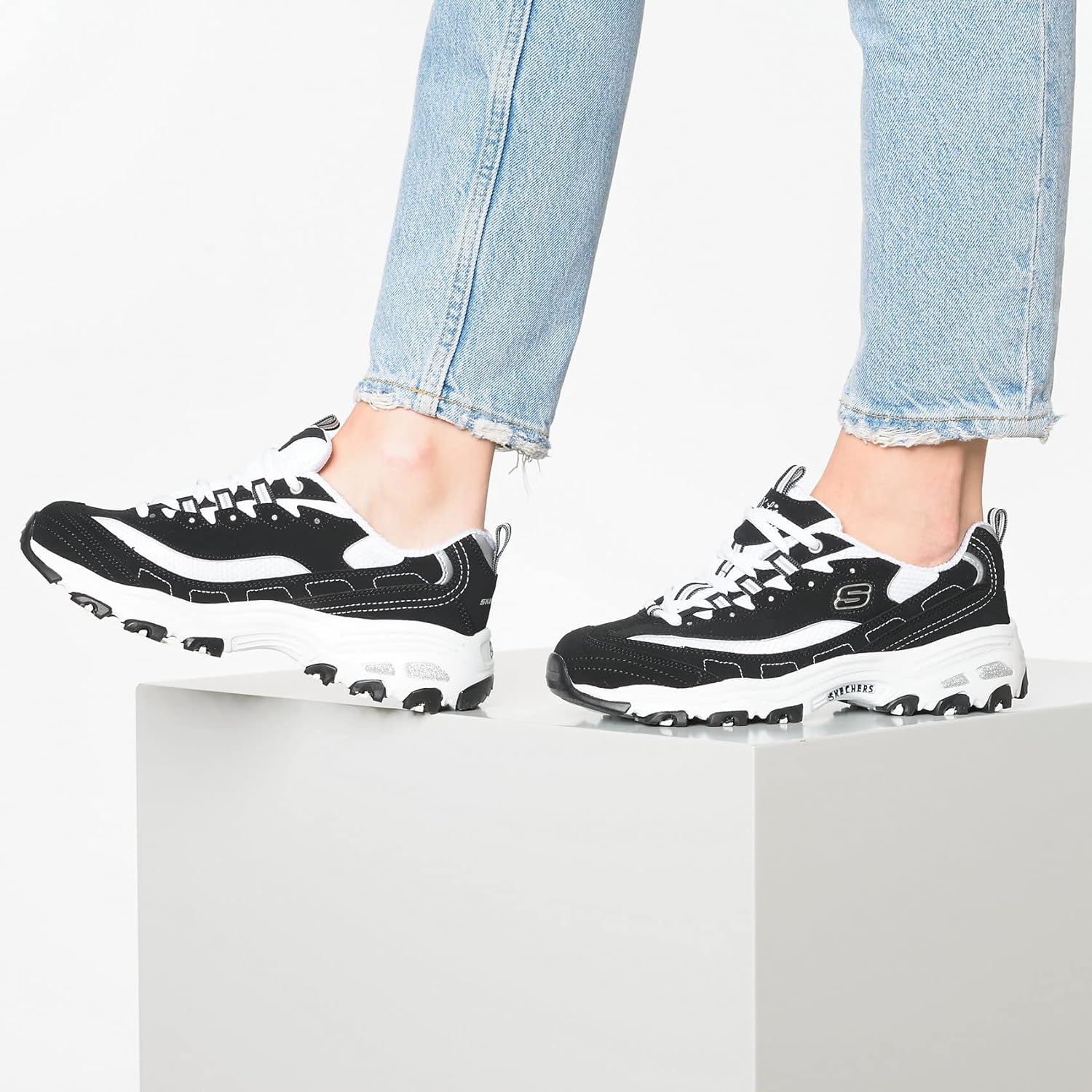 Slaykechers Women's D'Lites-Biggest Fan Trainers