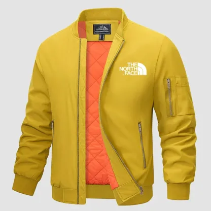 TNF®-Men's Bomber Jacket - Casual Spring Zip-Up Windbreaker with Pockets