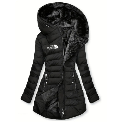 The Nolayrth Face-Manteau chaud à manches longues pour femme pour l'hiver
