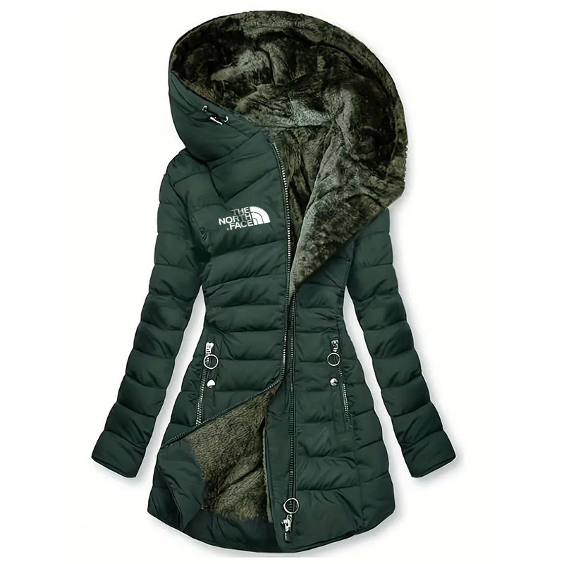 The Nolayrth Face-Manteau chaud à manches longues pour femme pour l'hiver