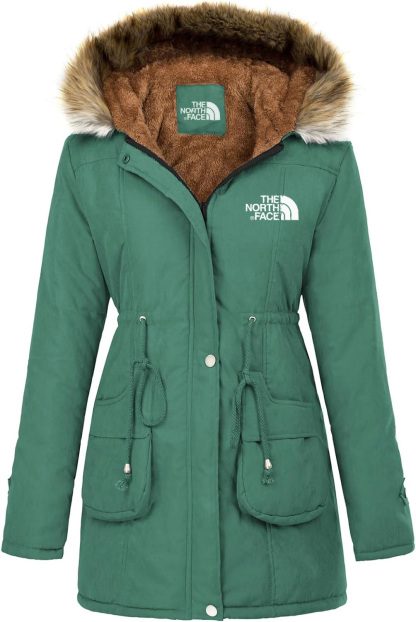 The Noqdfrth Face-Women's Winter Wool Parka Jacket