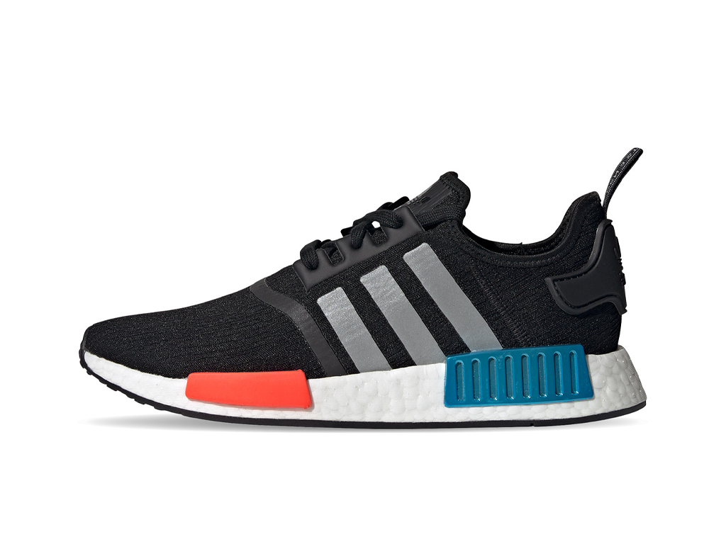 adqdfidas NMD R1 Core Black Silver Metallic