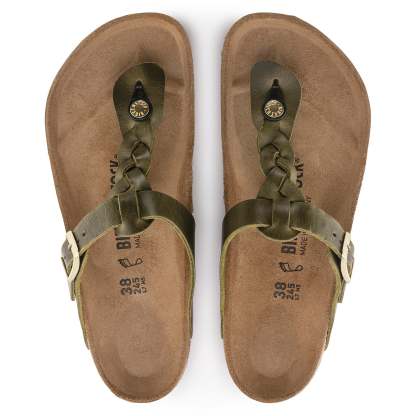 Gizeh Braided | Oiled Leather | Olive