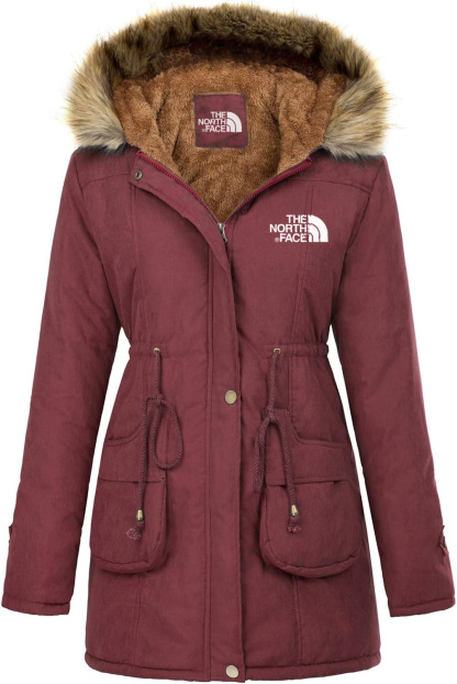 The Noqdfrth Face-Women's Winter Wool Parka Jacket