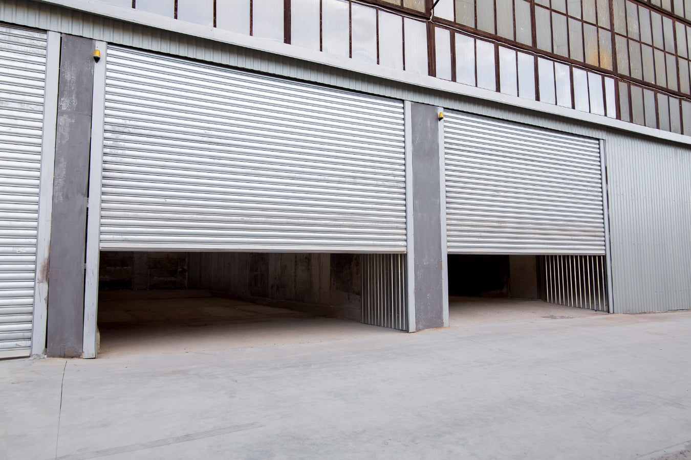 Shop roller shutters