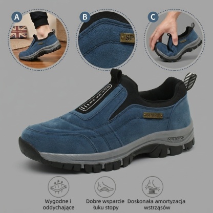 🔥 50% zniżki tylko dziś! Nie przegap! ⏰ Ergonomicznie zaprojektowane buty ortopedyczne – zapewniają naturalne wsparcie łuku stopy 👞 Skutecznie łagodzą ból stóp