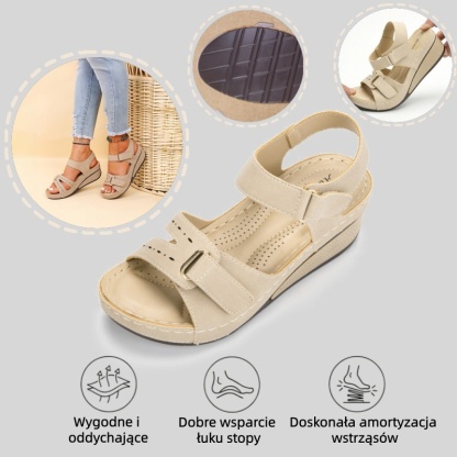 🔥Ograniczona czasowo zniżka 50% - Letnie sandały ortopedyczne - Ergonomiczna konstrukcja ✅ Chodzenie w 100% bez bólu