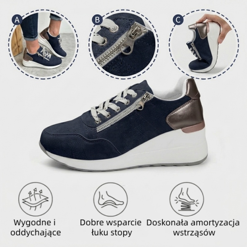 🔥 50% zniżki tylko dziś! Nie przegap! ⏰ Ergonomicznie zaprojektowane buty ortopedyczne – zapewniają naturalne wsparcie łuku stopy 👞 Skutecznie łagodzą ból stóp