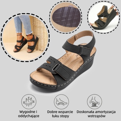 🔥Ograniczona czasowo zniżka 50% - Letnie sandały ortopedyczne - Ergonomiczna konstrukcja ✅ Chodzenie w 100% bez bólu