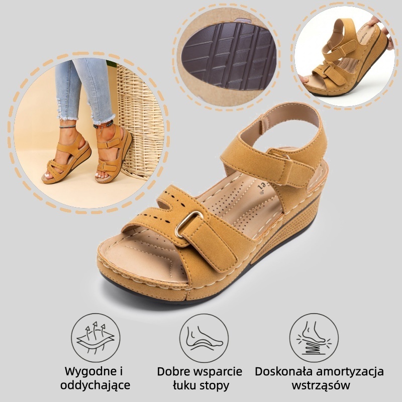 🔥Ograniczona czasowo zniżka 50% - Letnie sandały ortopedyczne - Ergonomiczna konstrukcja ✅ Chodzenie w 100% bez bólu