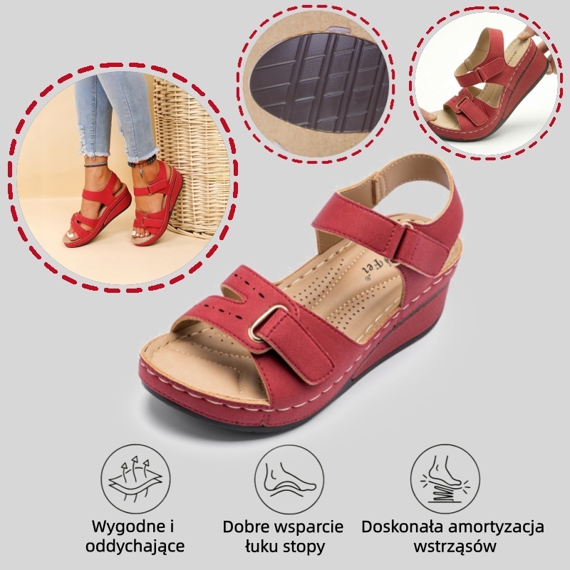 🔥Ograniczona czasowo zniżka 50% - Letnie sandały ortopedyczne - Ergonomiczna konstrukcja ✅ Chodzenie w 100% bez bólu
