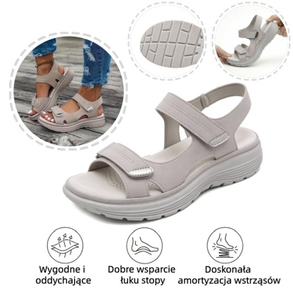 🔥 Ograniczona czasowo zniżka 50%! Letnie sandały ortopedyczne – ergonomiczne, wygodne i oddychające, które łagodzą ból. ✅