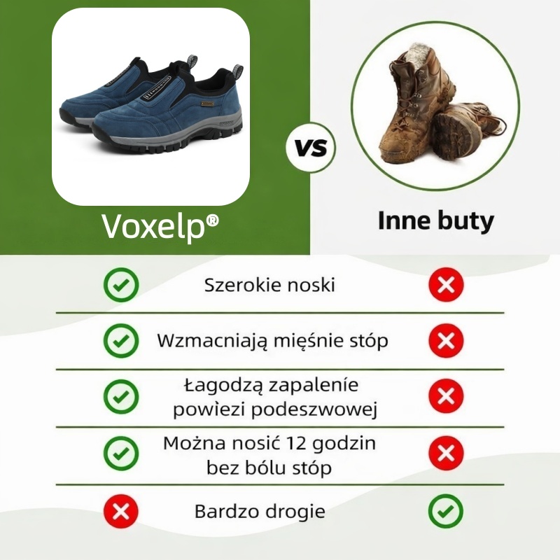 🔥 50% zniżki tylko dziś! Nie przegap! ⏰ Ergonomicznie zaprojektowane buty ortopedyczne – zapewniają naturalne wsparcie łuku stopy 👞 Skutecznie łagodzą ból stóp