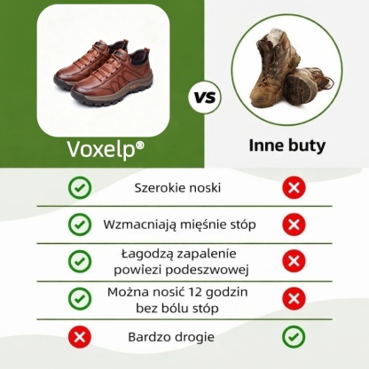 🔥 50% zniżki tylko dziś! Nie przegap! ⏰ Ergonomicznie zaprojektowane buty ortopedyczne – zapewniają naturalne wsparcie łuku stopy 👞 Skutecznie łagodzą ból stóp