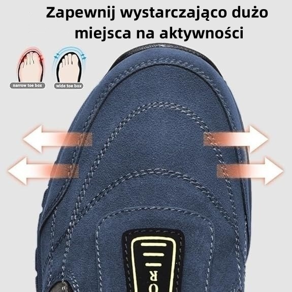 🔥 50% zniżki tylko dziś! Nie przegap! ⏰ Ergonomicznie zaprojektowane buty ortopedyczne – zapewniają naturalne wsparcie łuku stopy 👞 Skutecznie łagodzą ból stóp