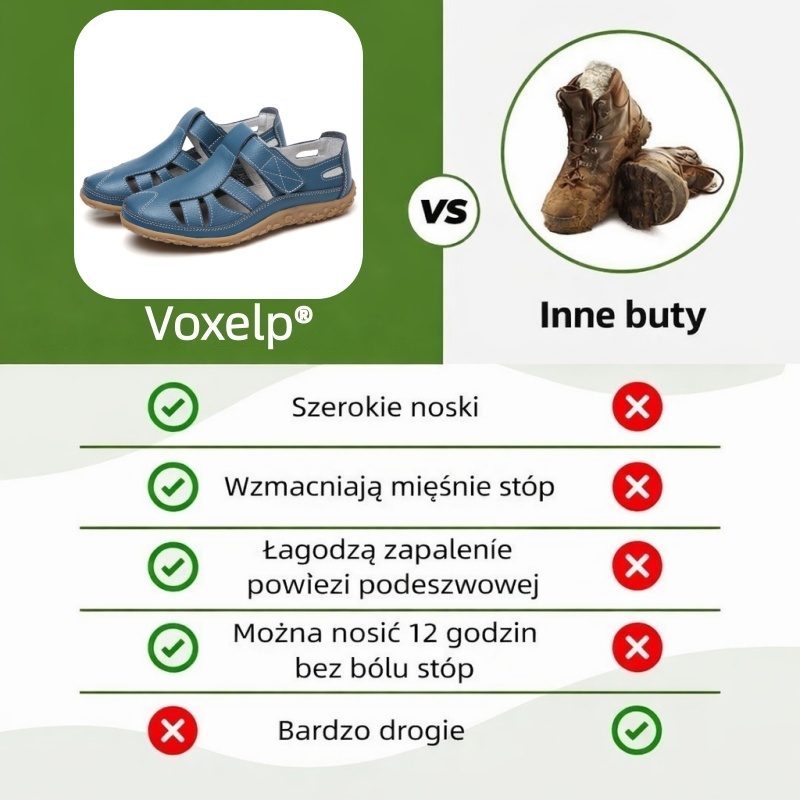 🔥 Ograniczona czasowo zniżka 50%! Letnie sandały ortopedyczne – ergonomiczne, wygodne i oddychające, które łagodzą ból. ✅