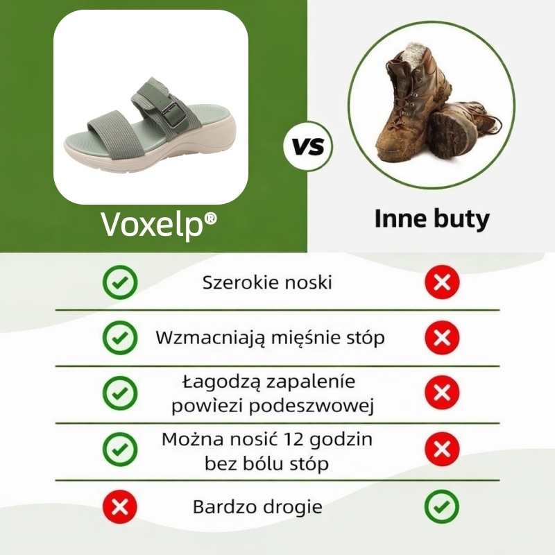 🔥 Ograniczona czasowo zniżka 50%! Letnie sandały ortopedyczne – ergonomiczne, wygodne i oddychające, które łagodzą ból. ✅
