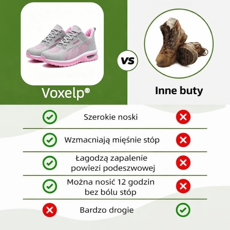 🔥 50% zniżki tylko dziś! Nie przegap! ⏰ Ergonomicznie zaprojektowane buty ortopedyczne – zapewniają naturalne wsparcie łuku stopy 👞 Skutecznie łagodzą ból stóp