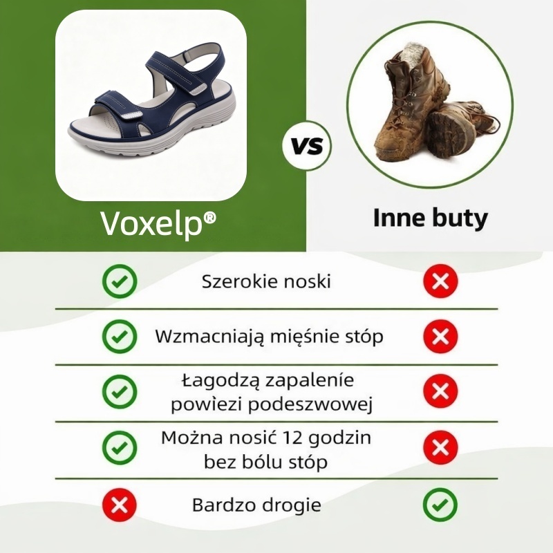 🔥 Ograniczona czasowo zniżka 50%! Letnie sandały ortopedyczne – ergonomiczne, wygodne i oddychające, które łagodzą ból. ✅