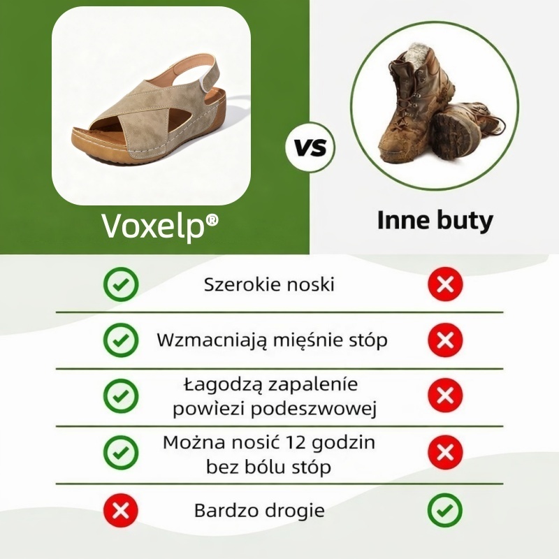 🔥 Ograniczona czasowo zniżka 50%! Letnie sandały ortopedyczne – ergonomiczne, wygodne i oddychające, które łagodzą ból. ✅