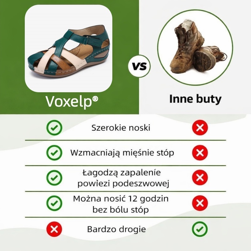 🔥 Ograniczona czasowo zniżka 50%! Letnie sandały ortopedyczne – ergonomiczne, wygodne i oddychające, które łagodzą ból. ✅