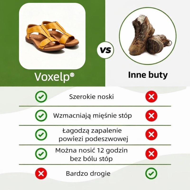 🔥 Ograniczona czasowo zniżka 50%! Letnie sandały ortopedyczne – ergonomiczne, wygodne i oddychające, które łagodzą ból. ✅