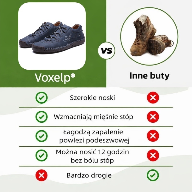 🔥 50% zniżki tylko dziś! Nie przegap! ⏰ Ergonomicznie zaprojektowane buty ortopedyczne – zapewniają naturalne wsparcie łuku stopy 👞 Skutecznie łagodzą ból stóp