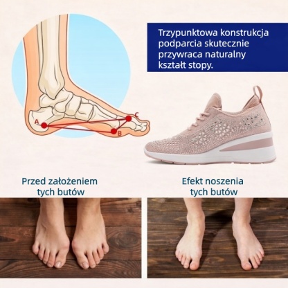 🔥 50% zniżki tylko dziś! Nie przegap! ⏰ Ergonomicznie zaprojektowane buty ortopedyczne – zapewniają naturalne wsparcie łuku stopy 👞 Skutecznie łagodzą ból stóp