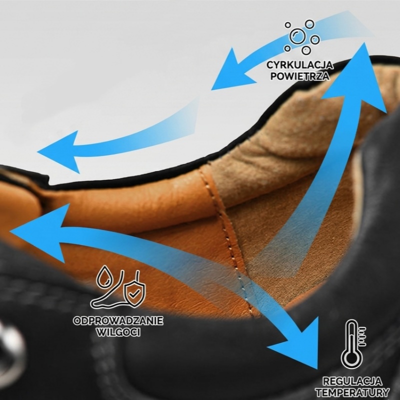 🔥 50% zniżki tylko dziś! Nie przegap! ⏰ Ergonomicznie zaprojektowane buty ortopedyczne – zapewniają naturalne wsparcie łuku stopy 👞 Skutecznie łagodzą ból stóp