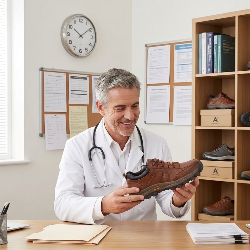 🔥 50% zniżki tylko dziś! Nie przegap! ⏰ Ergonomicznie zaprojektowane buty ortopedyczne – zapewniają naturalne wsparcie łuku stopy 👞 Skutecznie łagodzą ból stóp