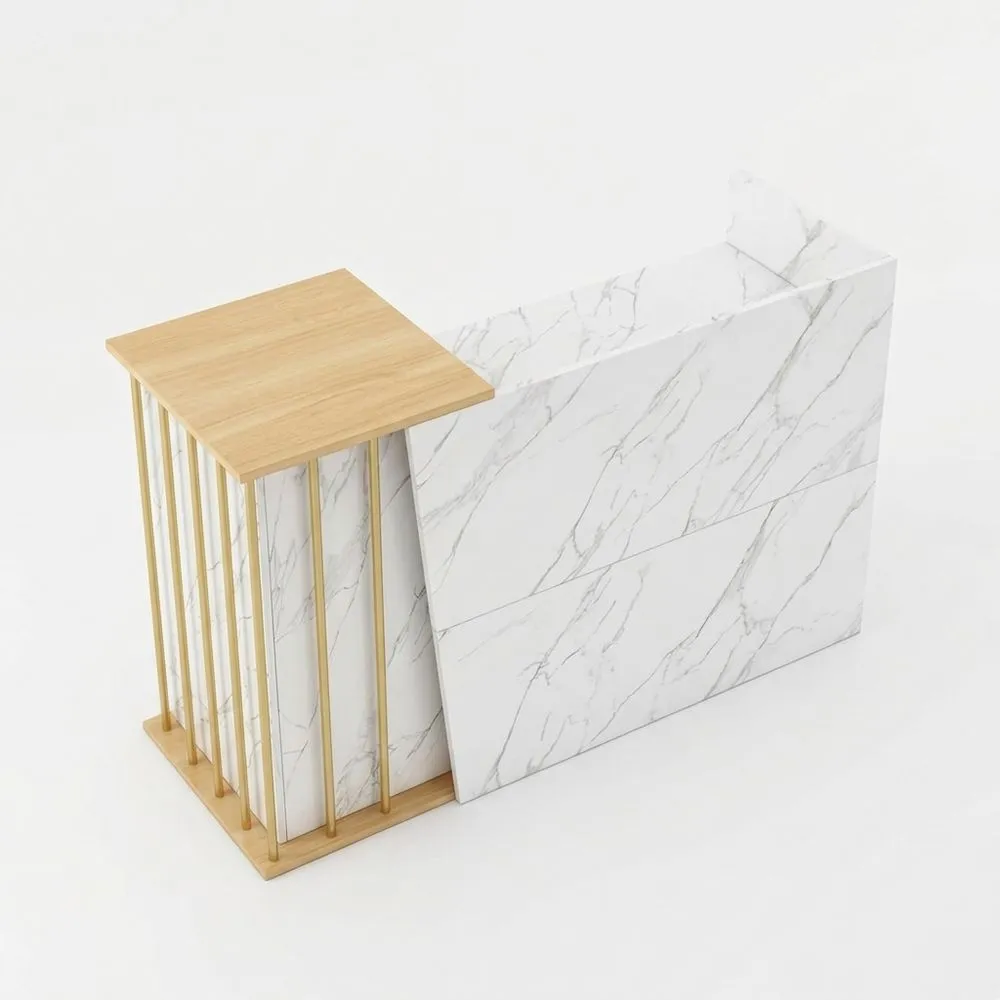 Mostrador de Recepción Moderno para Tienda y Salón