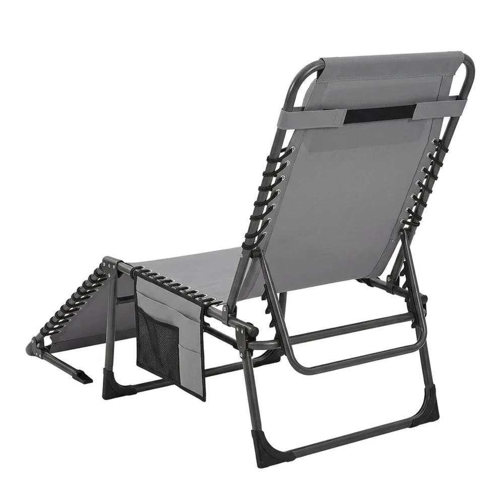 Pack de Tumbonas Plegables para Exterior con Respaldo Ajustable