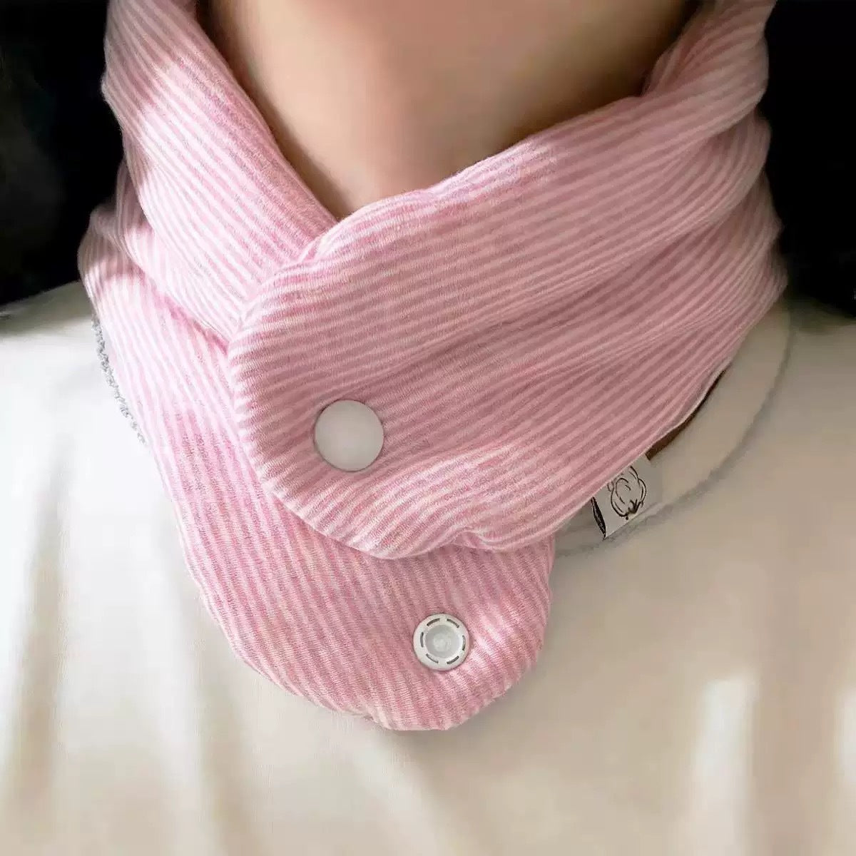 🧣 Thick Cotton Neck Warmer – Improved, wider, and longer for home, the office, and air-conditioned spaces ❄️🏢🏡