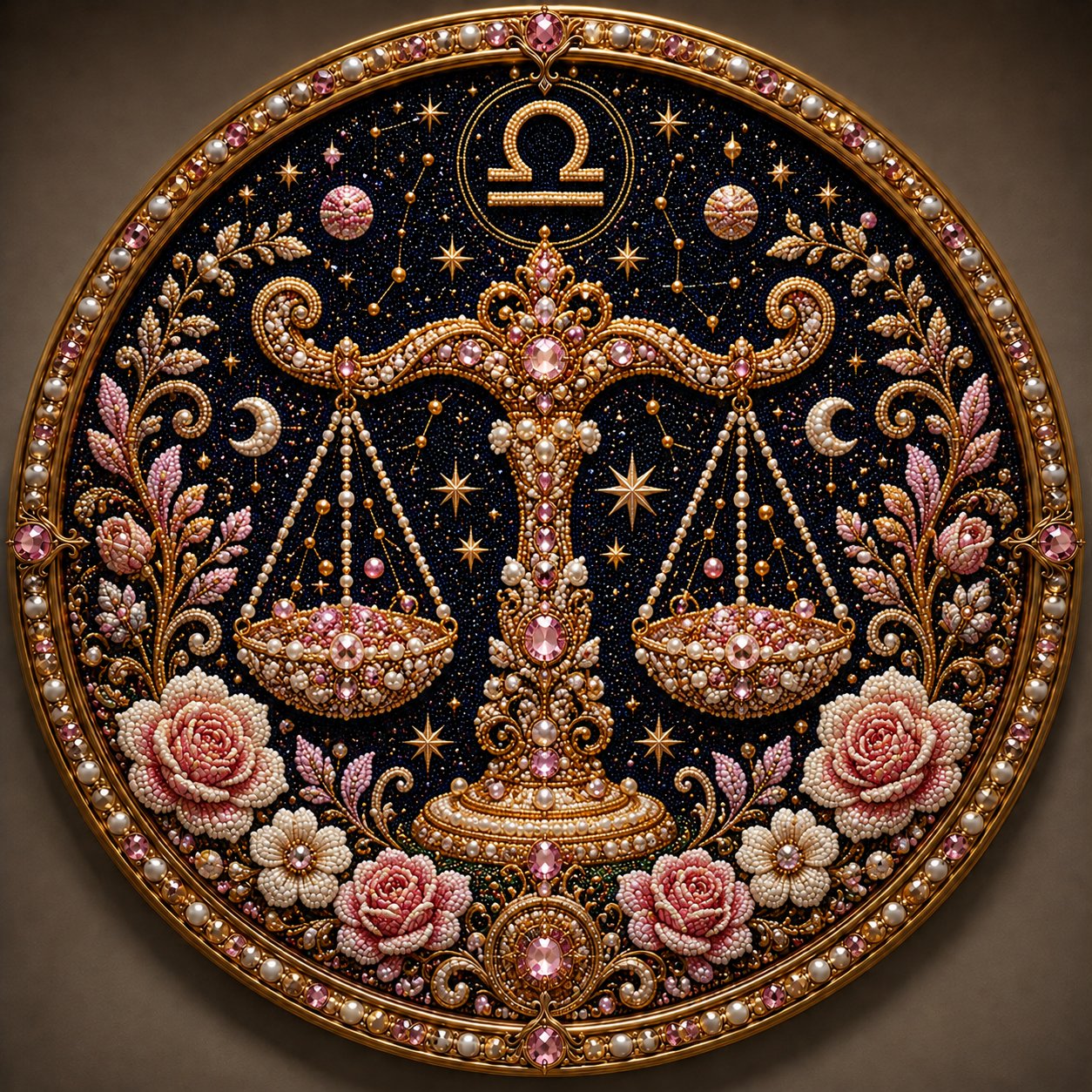 🔥 12 Zodiac Signs Pearl Art Kit ♈🌙