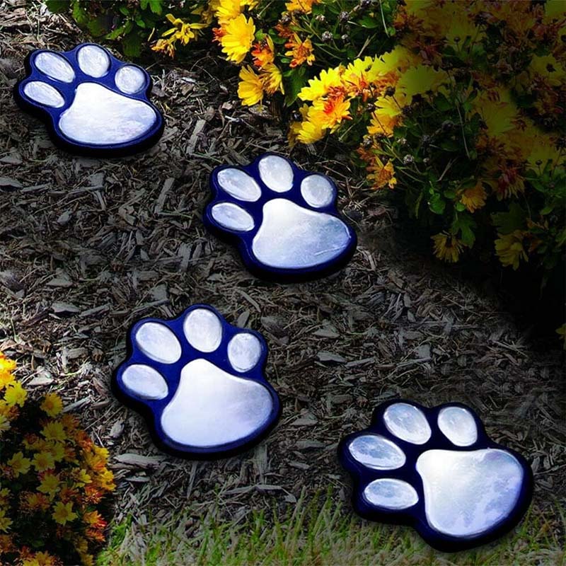 Solar-Powered Cat Paw Lamp