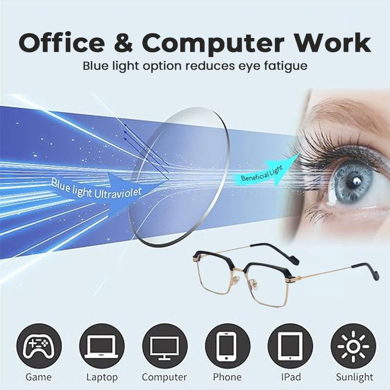 Photochromic Glasses – Auto Darkening, UV400 & Blue Light Blocking