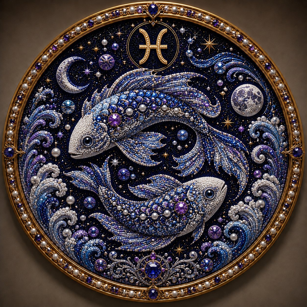 🔥 12 Zodiac Signs Pearl Art Kit ♈🌙