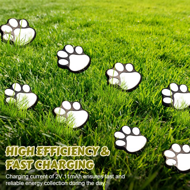 Solar-Powered Cat Paw Lamp