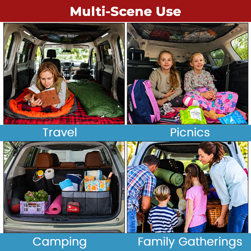 Car Ceiling Cargo Storage Net Pocket