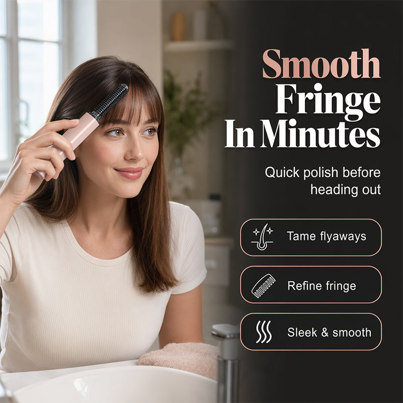 Quick and easy fringe styling