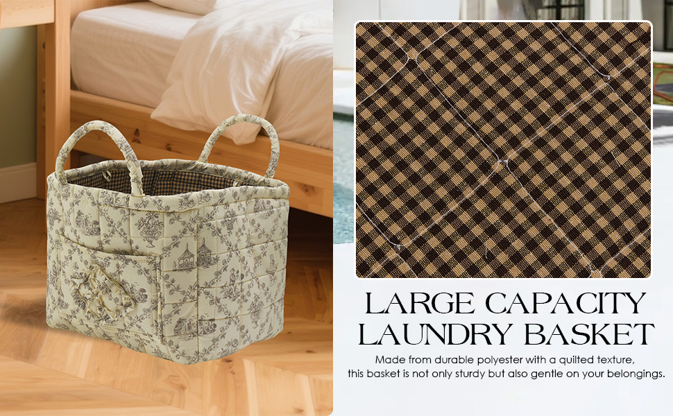 Boho Fabric Storage Basket