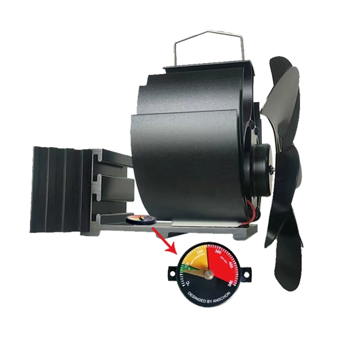 Fireplace Heat Power Fan-Hearthartsinn