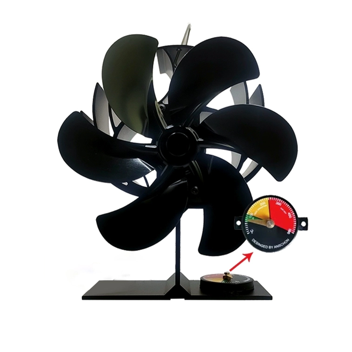 Fireplace Heat Power Fan-Hearthartsinn