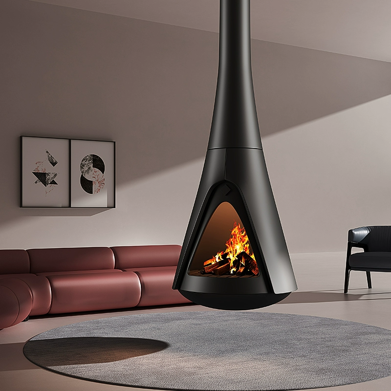 Luxury Indoor Hanging Fireplace Shine 6-Hearthartsinn